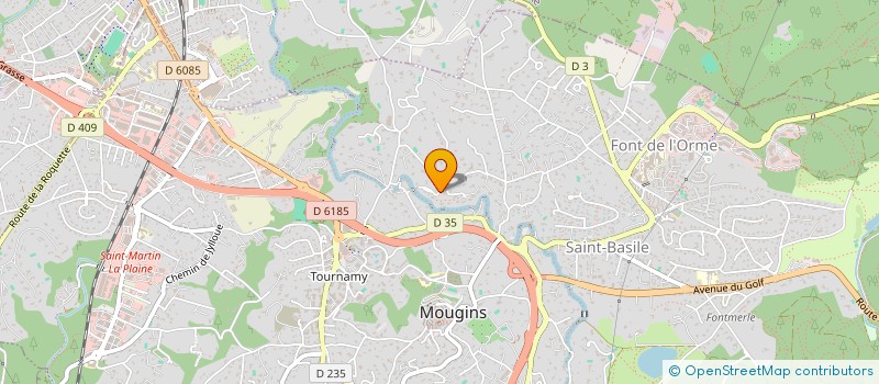 localisation de l'entreprise SCI S.L.L.M. à MOUGINS