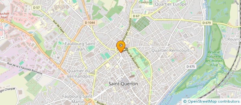 localisation de l'entreprise SCI S.L.M. à SAINT-QUENTIN