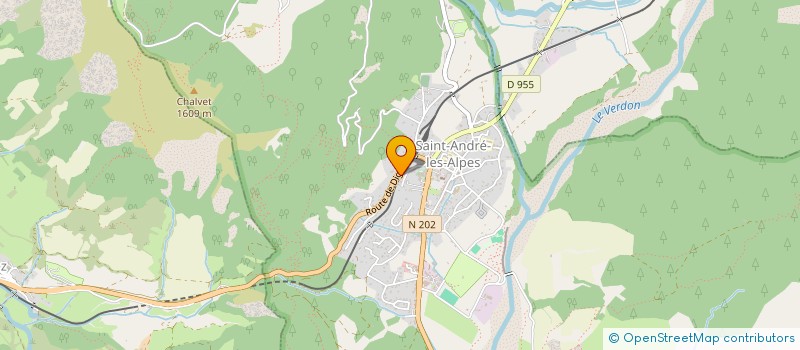 localisation de l'entreprise SCI S.L.M.P.  SAINT-ANDRE-LES-ALPES