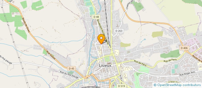 localisation de l'entreprise SCI S.L.P. à LISIEUX
