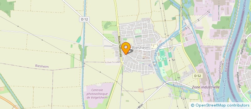 localisation de l'entreprise SCI S LEBRUN  BIESHEIM