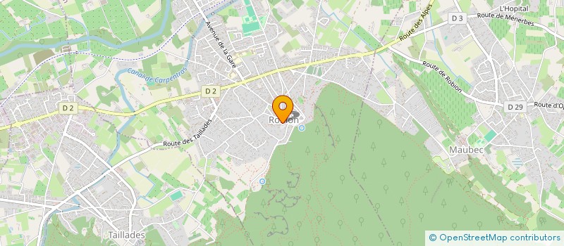 localisation de l'entreprise SCI S&M  ROBION