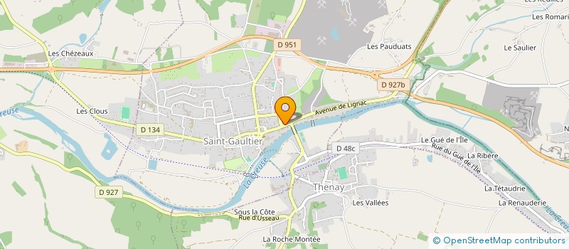 localisation de l'entreprise SCI S.M. à SAINT-GAULTIER
