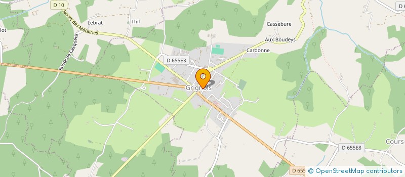 localisation de l'entreprise SCI S.M  GRIGNOLS