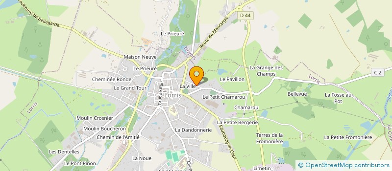 localisation de l'entreprise SCI S.M.A.L.L.  LORRIS