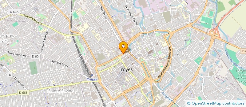 localisation de l'entreprise SCI S M B à TROYES