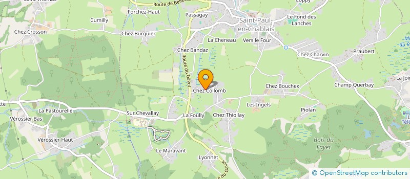 localisation de l'entreprise SCI S.M.B.B.  SAINT-PAUL-EN-CHABLAIS