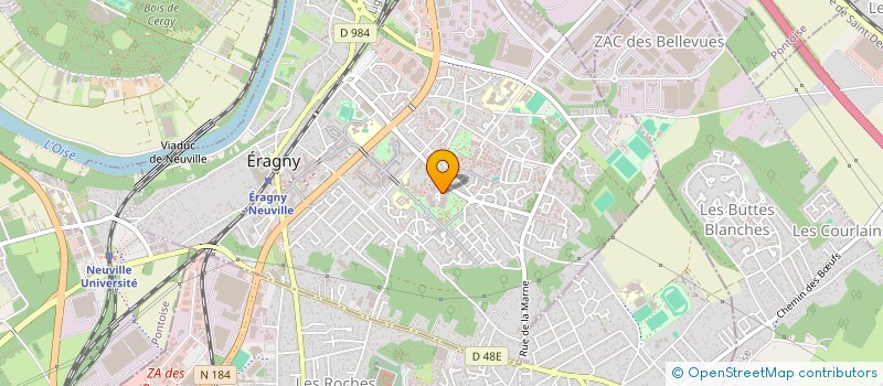 localisation de l'entreprise SCI S.M.B.D.  ERAGNY