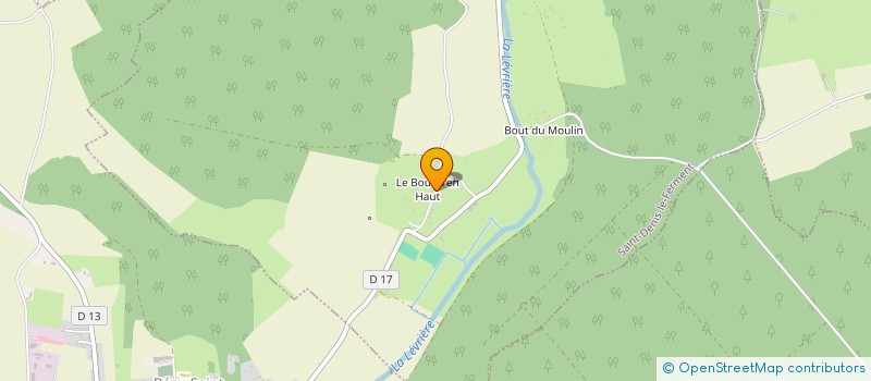 localisation de l'entreprise SCI S.M.C.  SAINT-DENIS-LE-FERMENT