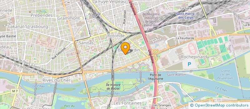 localisation de l'entreprise SCI S.M.C.B  TOURS