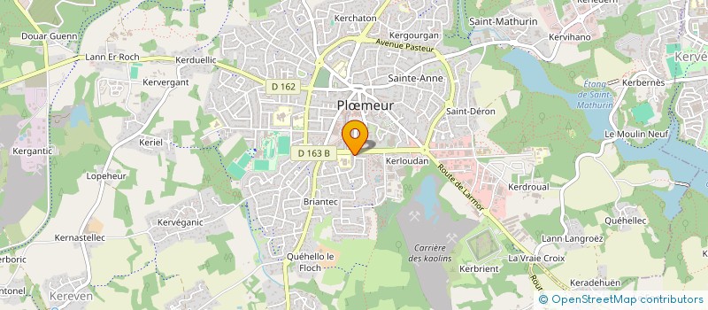 localisation de l'entreprise SCI S M E à PLOEMEUR