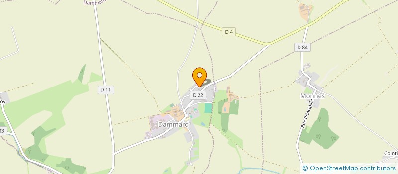 localisation de l'entreprise SCI S.M.G.  PEROY-LES-GOMBRIES