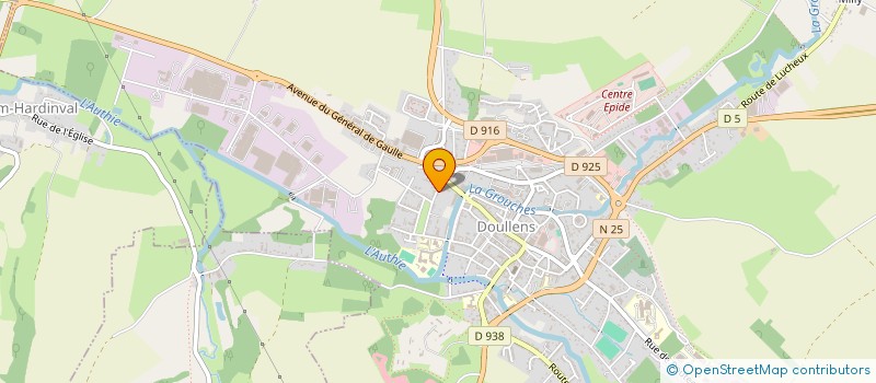 localisation de l'entreprise SCI S M H  DOULLENS