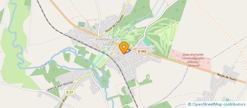 localisation de l'entreprise SCI S M I à VILLEDIEU-SUR-INDRE