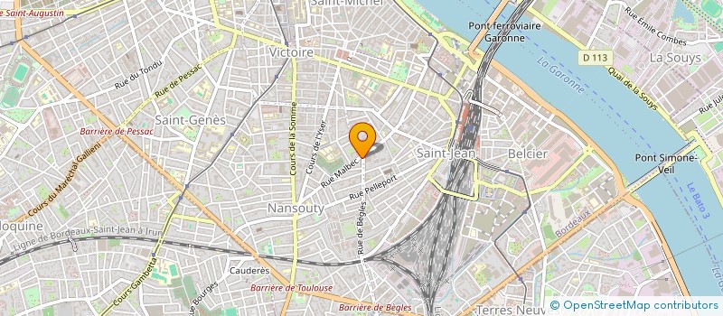 localisation de l'entreprise SCI S M K  BORDEAUX