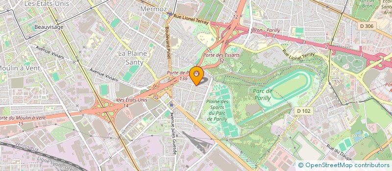 localisation de l'entreprise SCI S.M.K.S  VENISSIEUX