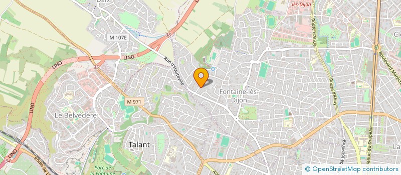 localisation de l'entreprise SCI S M M  FONTAINE-LES-DIJON