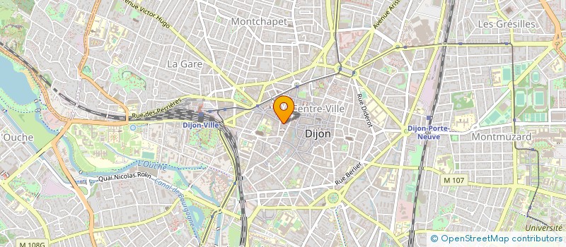 localisation de l'entreprise SCI S M M à DIJON