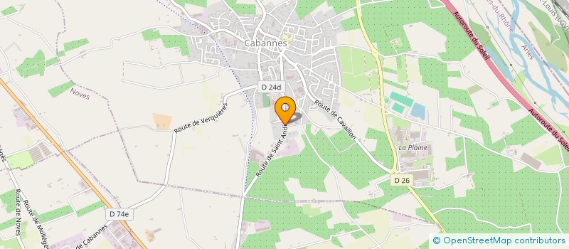 localisation de l'entreprise SCI S.M.M.K  CABANNES