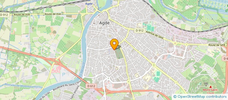 localisation de l'entreprise SCI S.M.O  AGDE