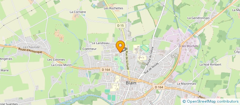 localisation de l'entreprise SCI S.M.S.  BLAIN