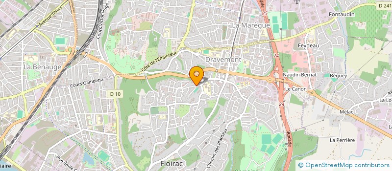 localisation de l'entreprise SCI S.M.T.  FLOIRAC