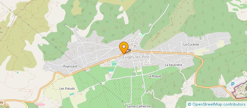 localisation de l'entreprise SCI S.M.V  CUGES-LES-PINS