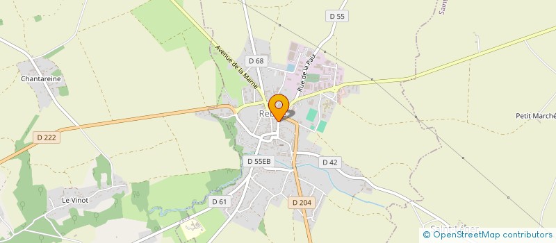 localisation de l'entreprise SCI S N  REBAIS