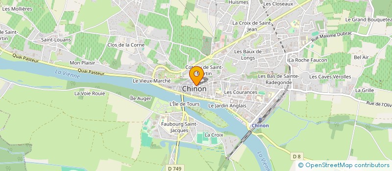 localisation de l'entreprise SCI S.N.  CHINON