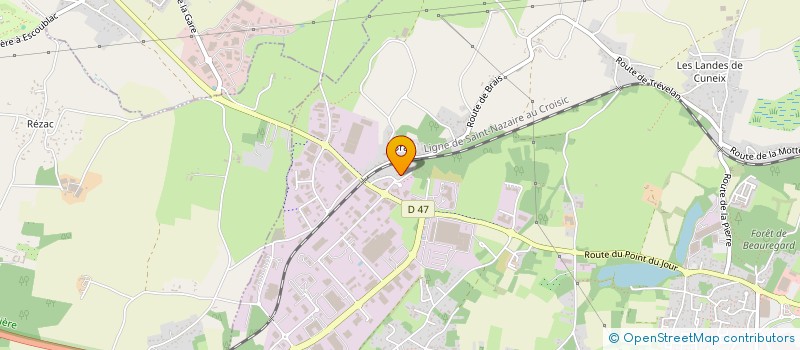 localisation de l'entreprise SCI S.N.B.I  SAINT-NAZAIRE