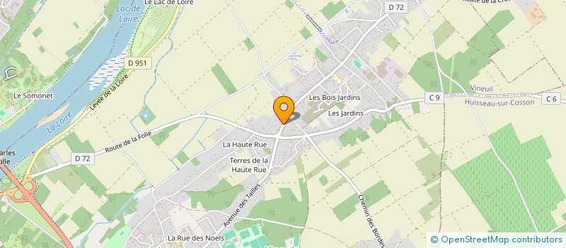 localisation de l'entreprise SCI S.O.B à VINEUIL