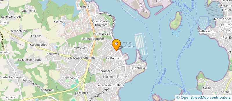 localisation de l'entreprise SCI S O C  LARMOR-PLAGE