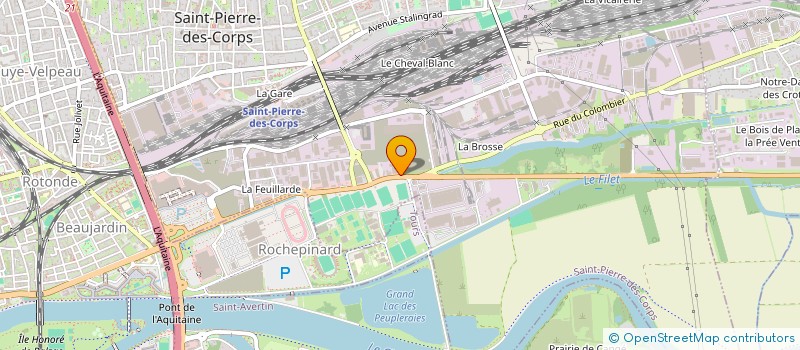 localisation de l'entreprise SCI S.P.B  SAINT-PIERRE-DES-CORPS