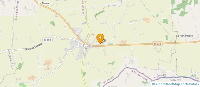 localisation de l'entreprise SCI S.P.F.  BUAIS-LES-MONTS