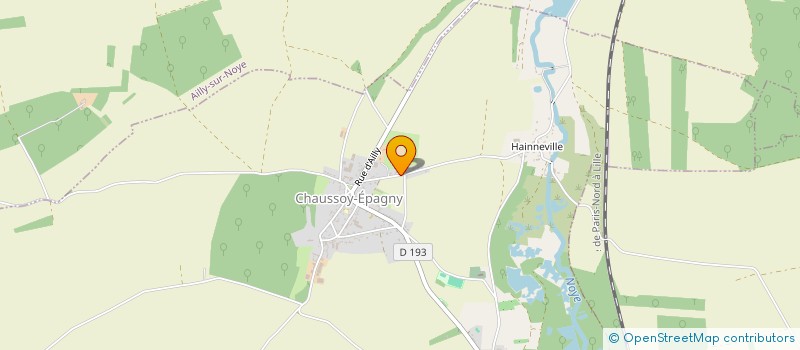 localisation de l'entreprise SCI S.P.H CEVENNES  CHAUSSOY-EPAGNY