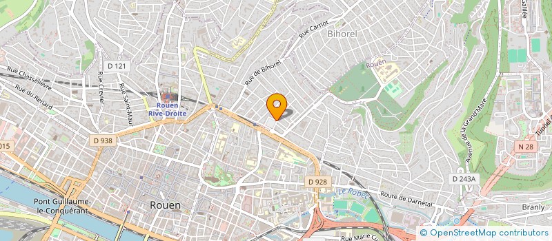 localisation de l'entreprise SCI S.P.J.C. à ROUEN