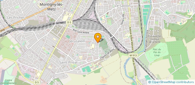 localisation de l'entreprise SCI S.P.N.T. à MONTIGNY-LES-METZ