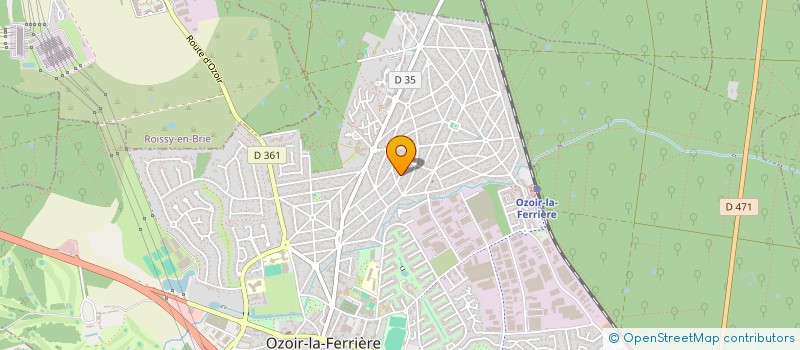 localisation de l'entreprise SCI S.P.R.  OZOIR-LA-FERRIERE