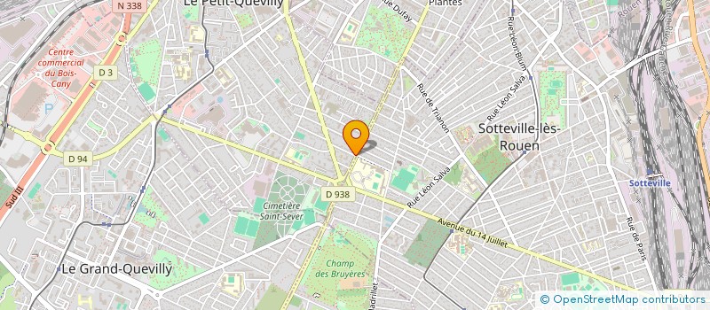 localisation de l'entreprise SCI S.P.V.S. à LE PETIT-QUEVILLY
