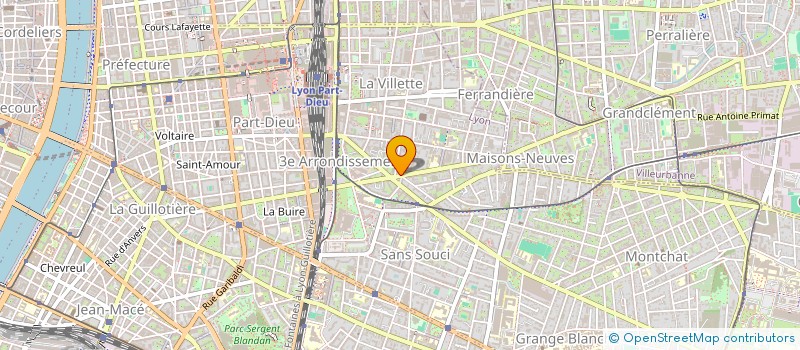 localisation de l'entreprise SCI S. PAOLO - CROIX ROUSSE  LYON