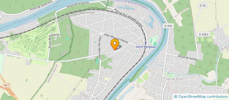 localisation de l'entreprise SCI S.R. IMMOBILIER  SAINT-FARGEAU-PONTHIERRY