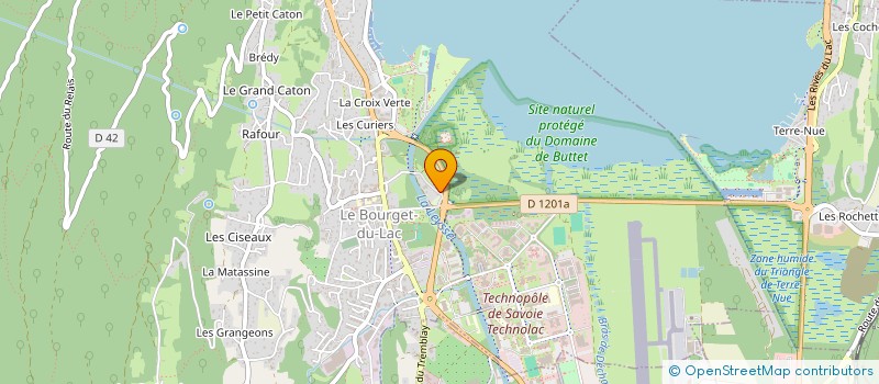 localisation de l'entreprise SCI S.R.T.  LE BOURGET-DU-LAC