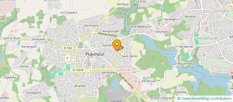 localisation de l'entreprise SCI S.R.V.  PLOEMEUR