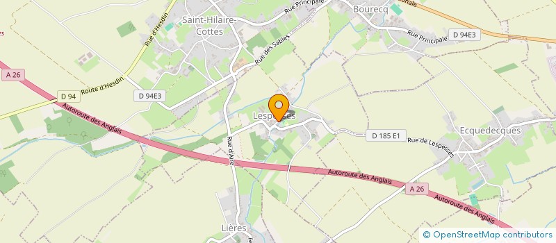 localisation de l'entreprise SCI S.S.E  LESPESSES