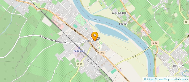 localisation de l'entreprise SCI S&S IMMOBILIER  PODENSAC