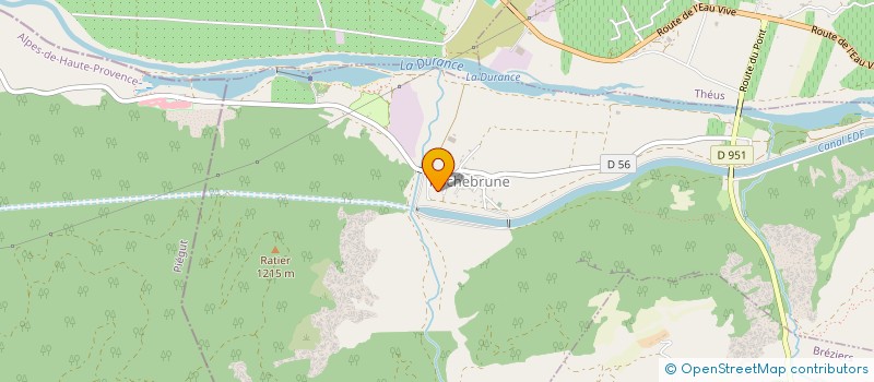 localisation de l'entreprise SCI S.S.T.T. LAURE  ROCHEBRUNE