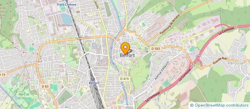 localisation de l'entreprise SCI S.T.A à BELFORT