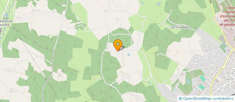 localisation de l'entreprise SCI S.T.A.R.T.  SAINT-ASTIER