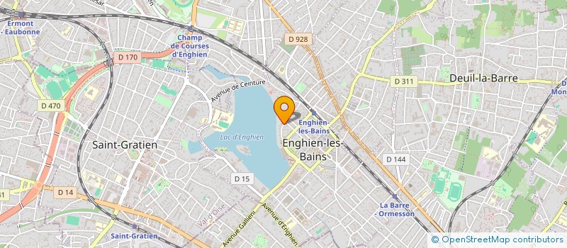 localisation de l'entreprise SCI S&T BROTHERS à ENGHIEN-LES-BAINS