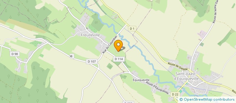 localisation de l'entreprise SCI S T IMMOBILIER  FREULLEVILLE